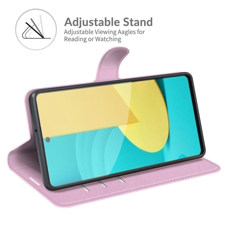 For LG Stylo 7 5G Litchi Texture Horizontal Flip Protective Case with Holder & Card Slots & Wallet