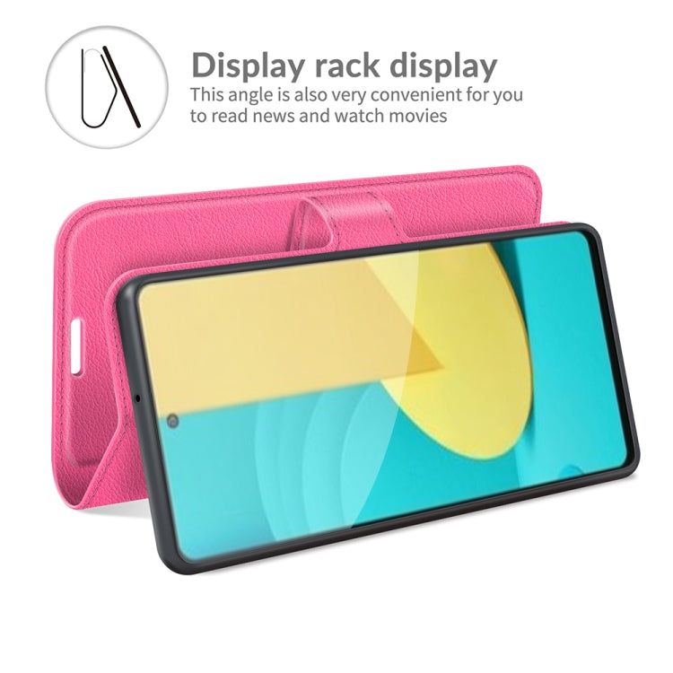 For LG Stylo 7 5G Litchi Texture Horizontal Flip Protective Case with Holder & Card Slots & Wallet