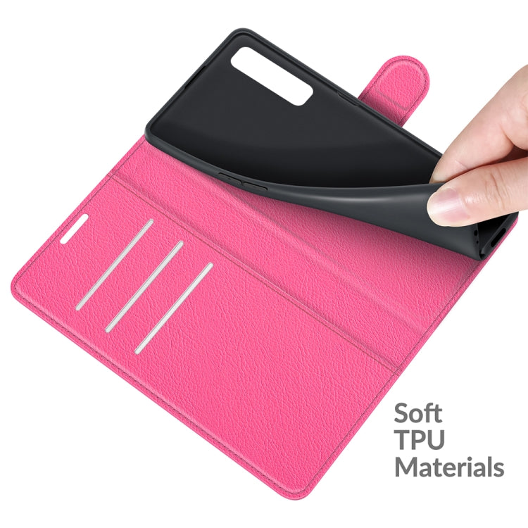 For LG Stylo 7 5G Litchi Texture Horizontal Flip Protective Case with Holder & Card Slots & Wallet