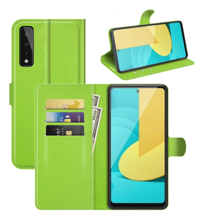 For LG Stylo 7 5G Litchi Texture Horizontal Flip Protective Case with Holder & Card Slots & Wallet