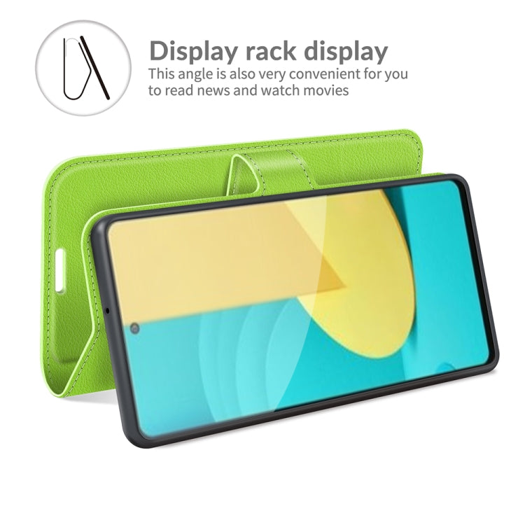 For LG Stylo 7 5G Litchi Texture Horizontal Flip Protective Case with Holder & Card Slots & Wallet