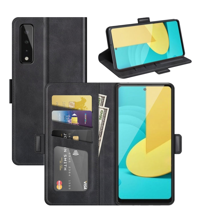 For LG Stylo 7 5G Dual-side Magnetic Buckle Horizontal Flip Leather Case with Holder & Card Slots & Wallet