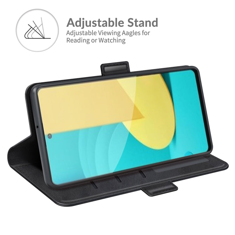 For LG Stylo 7 5G Dual-side Magnetic Buckle Horizontal Flip Leather Case with Holder & Card Slots & Wallet