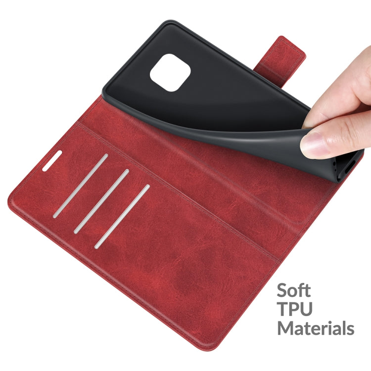 Retro Calf Pattern Buckle Card Wallet Left and Right Flip Phone Holster with Bracket Function For Motorola G Power 2021