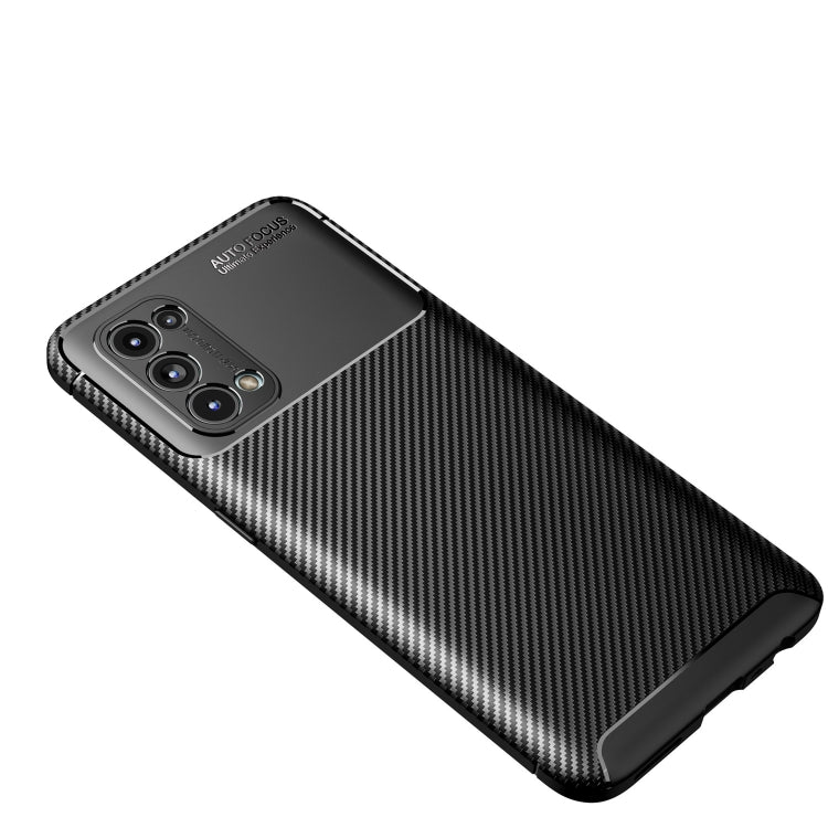 For OPPO Find X3 Neo Carbon Fiber Texture Shockproof TPU Case