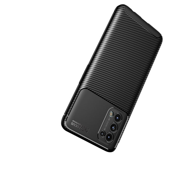 For OPPO Find X3 Carbon Fiber Texture Shockproof TPU Case