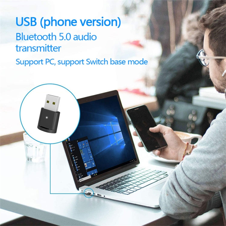 B53 USB Bluetooth 5.0 Audio Transmitter TV Computer Transmitter