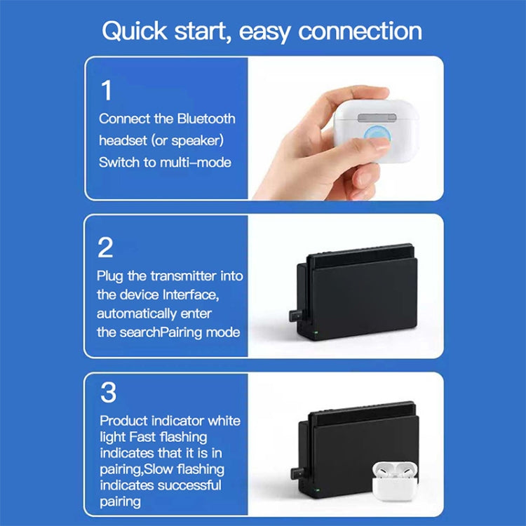B53 USB Bluetooth 5.0 Audio Transmitter TV Computer Transmitter