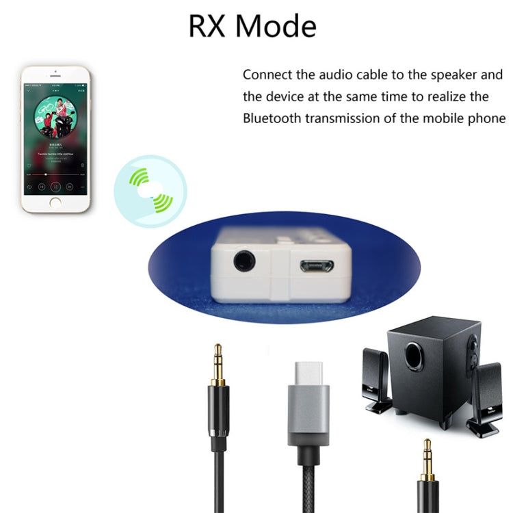 JD-E8 Bluetooth 5.0 3-in-1 Bluetooth Adapter TX/RX/PC