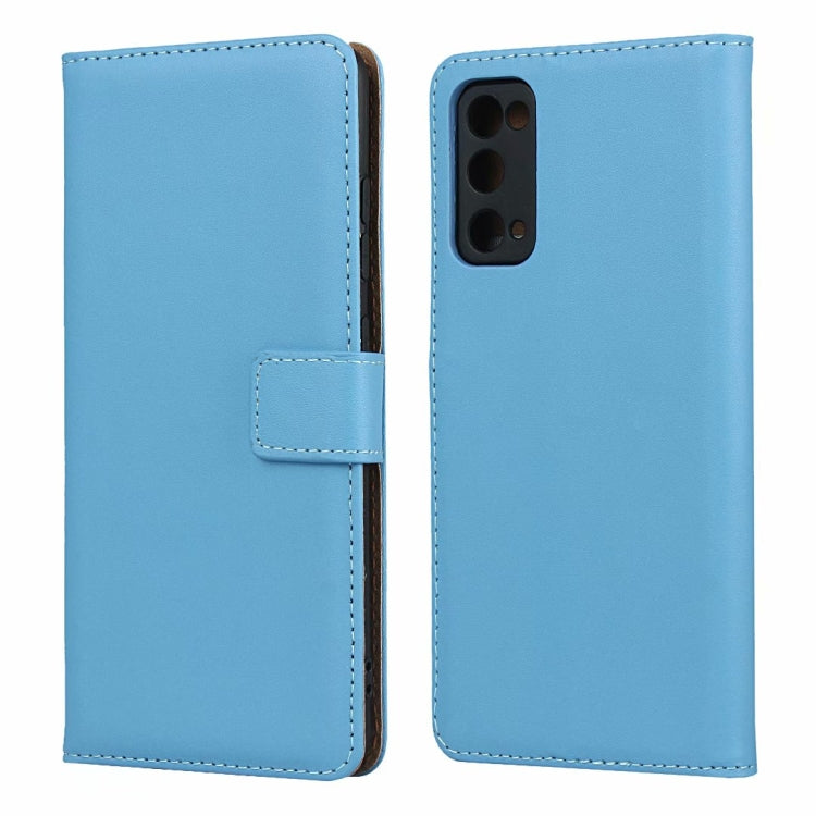 Plain Texture Cowhide Leather Horizontal Flip Case with Magnetic Clasp & Holder & Card Slots & Wallet For Samsung Galaxy S20 FE