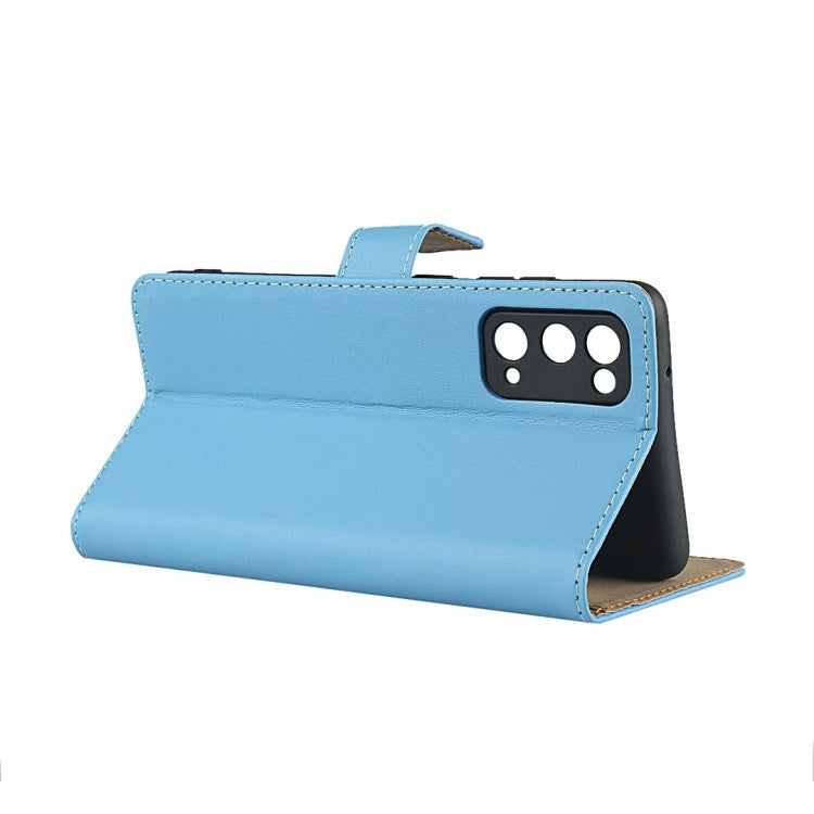 Plain Texture Cowhide Leather Horizontal Flip Case with Magnetic Clasp & Holder & Card Slots & Wallet For Samsung Galaxy S20 FE