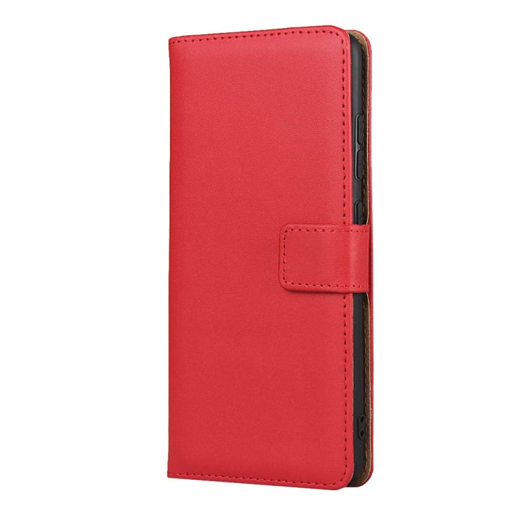 Plain Texture Cowhide Leather Horizontal Flip Case with Magnetic Clasp & Holder & Card Slots & Wallet For Samsung Galaxy S20 FE