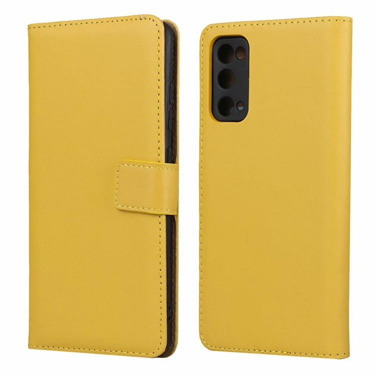 Plain Texture Cowhide Leather Horizontal Flip Case with Magnetic Clasp & Holder & Card Slots & Wallet For Samsung Galaxy S20 FE