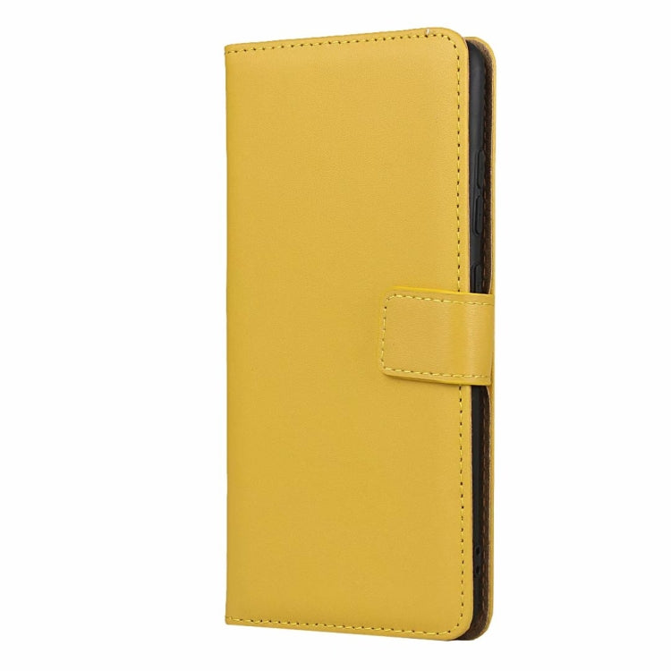 Plain Texture Cowhide Leather Horizontal Flip Case with Magnetic Clasp & Holder & Card Slots & Wallet For Samsung Galaxy S20 FE