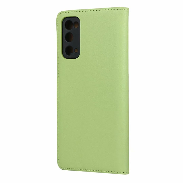 Plain Texture Cowhide Leather Horizontal Flip Case with Magnetic Clasp & Holder & Card Slots & Wallet For Samsung Galaxy S20 FE
