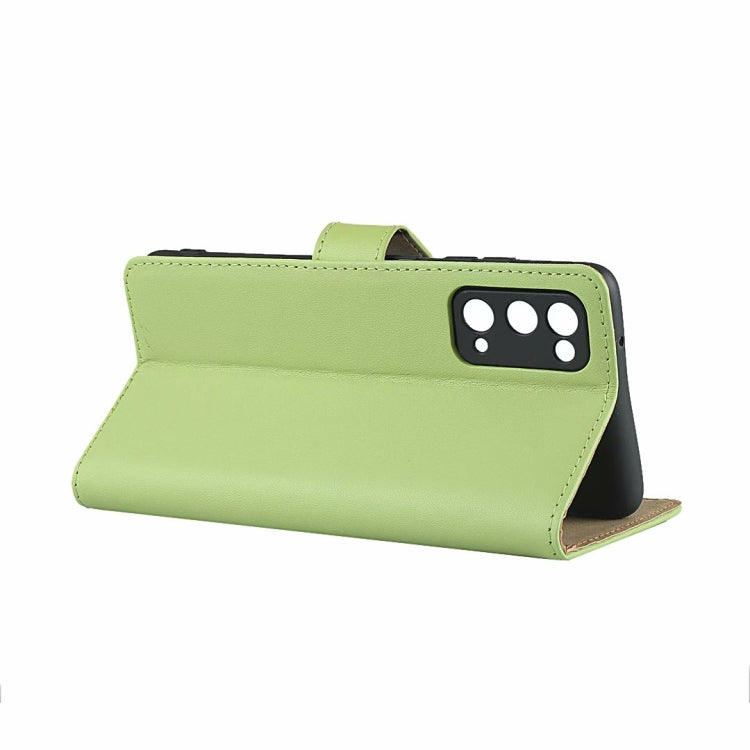 Plain Texture Cowhide Leather Horizontal Flip Case with Magnetic Clasp & Holder & Card Slots & Wallet For Samsung Galaxy S20 FE