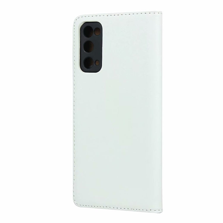 Plain Texture Cowhide Leather Horizontal Flip Case with Magnetic Clasp & Holder & Card Slots & Wallet For Samsung Galaxy S20 FE