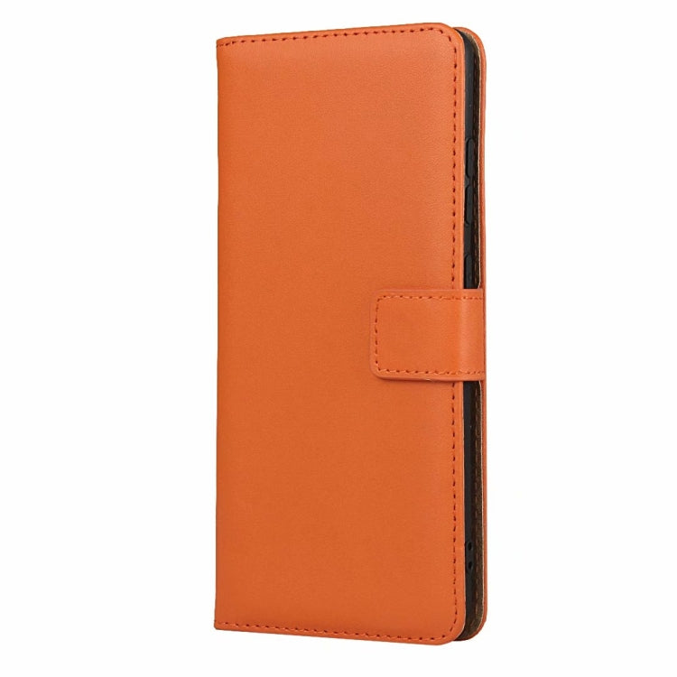 Plain Texture Cowhide Leather Horizontal Flip Case with Magnetic Clasp & Holder & Card Slots & Wallet For Samsung Galaxy S20 FE