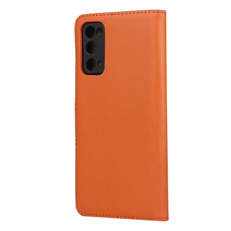 Plain Texture Cowhide Leather Horizontal Flip Case with Magnetic Clasp & Holder & Card Slots & Wallet For Samsung Galaxy S20 FE