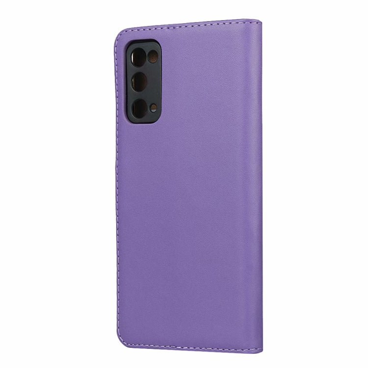Plain Texture Cowhide Leather Horizontal Flip Case with Magnetic Clasp & Holder & Card Slots & Wallet For Samsung Galaxy S20 FE