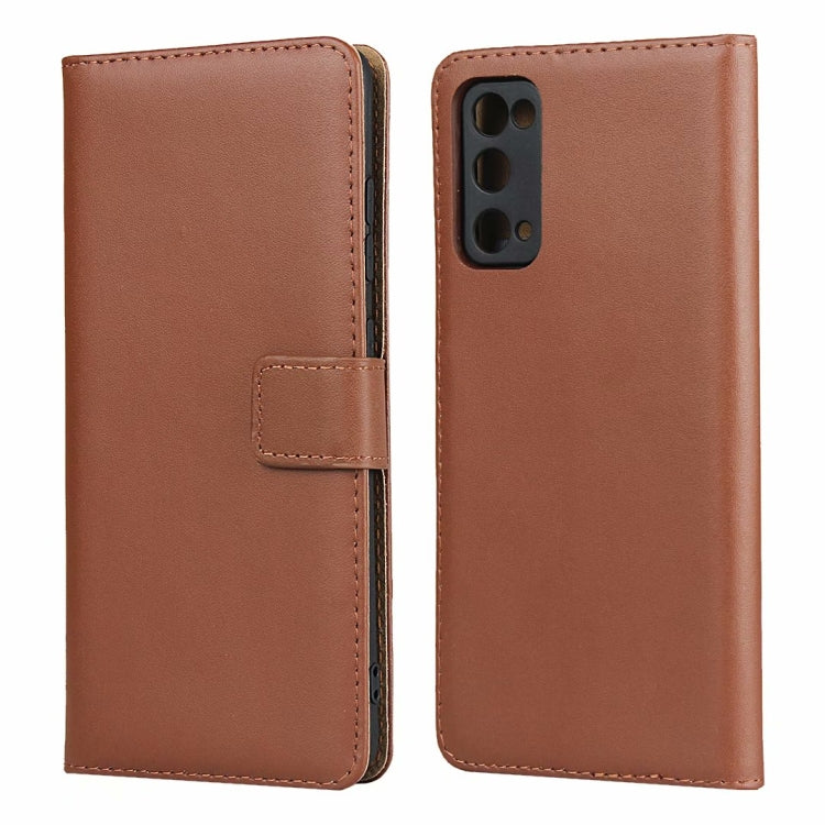 Plain Texture Cowhide Leather Horizontal Flip Case with Magnetic Clasp & Holder & Card Slots & Wallet For Samsung Galaxy S20 FE