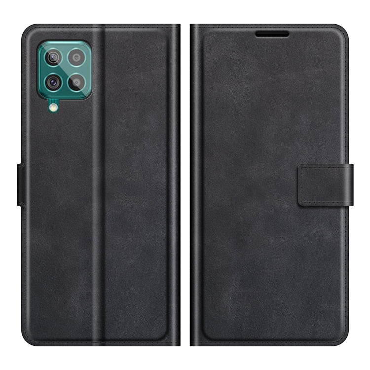 For Samsung Galaxy F62/M62 Retro Calf Pattern Buckle Horizontal Flip Leather Case with Holder & Card Slots & Wallet