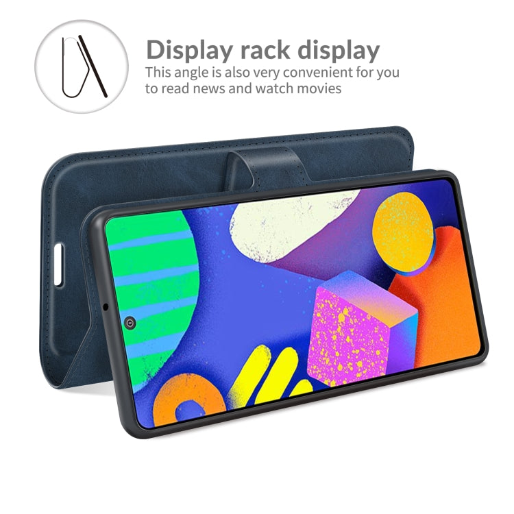 For Samsung Galaxy F62/M62 Retro Calf Pattern Buckle Horizontal Flip Leather Case with Holder & Card Slots & Wallet