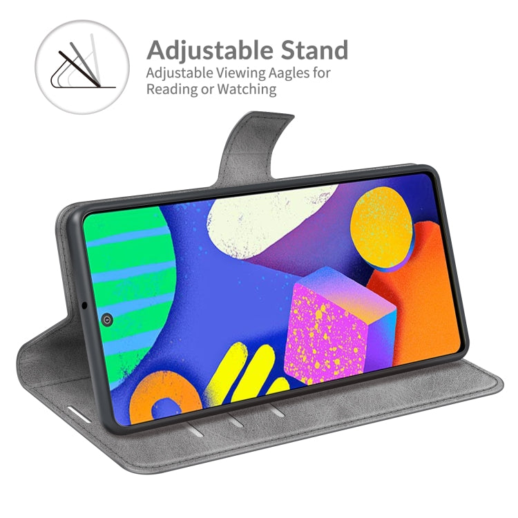 For Samsung Galaxy F62/M62 Retro Calf Pattern Buckle Horizontal Flip Leather Case with Holder & Card Slots & Wallet