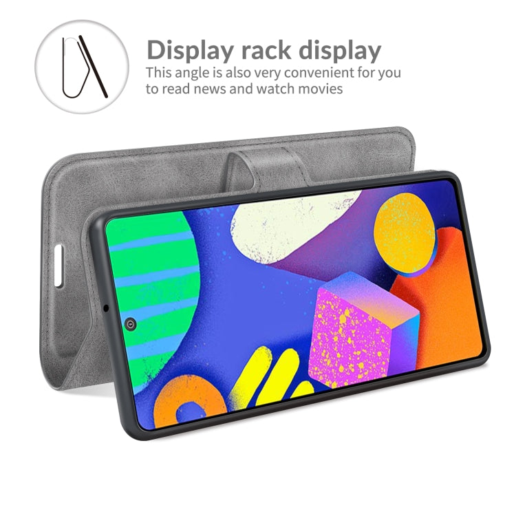 For Samsung Galaxy F62/M62 Retro Calf Pattern Buckle Horizontal Flip Leather Case with Holder & Card Slots & Wallet