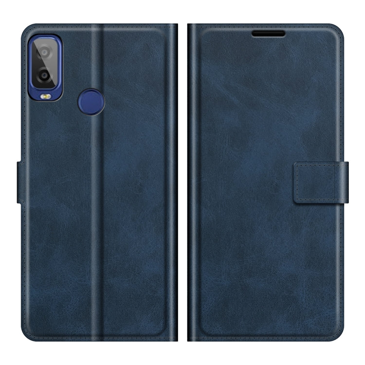 For Alcatel 1L 2021 Retro Calf Pattern Buckle Horizontal Flip Leather Case with Holder & Card Slots & Wallet