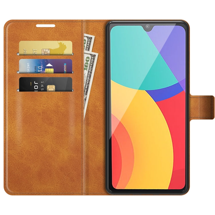 For Alcatel 1L 2021 Retro Calf Pattern Buckle Horizontal Flip Leather Case with Holder & Card Slots & Wallet