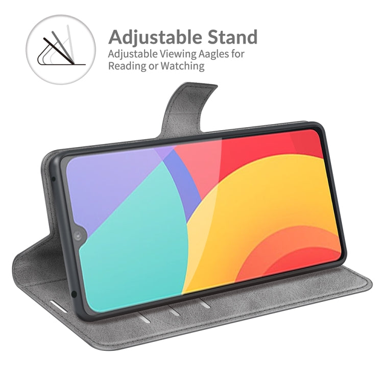For Alcatel 1L 2021 Retro Calf Pattern Buckle Horizontal Flip Leather Case with Holder & Card Slots & Wallet