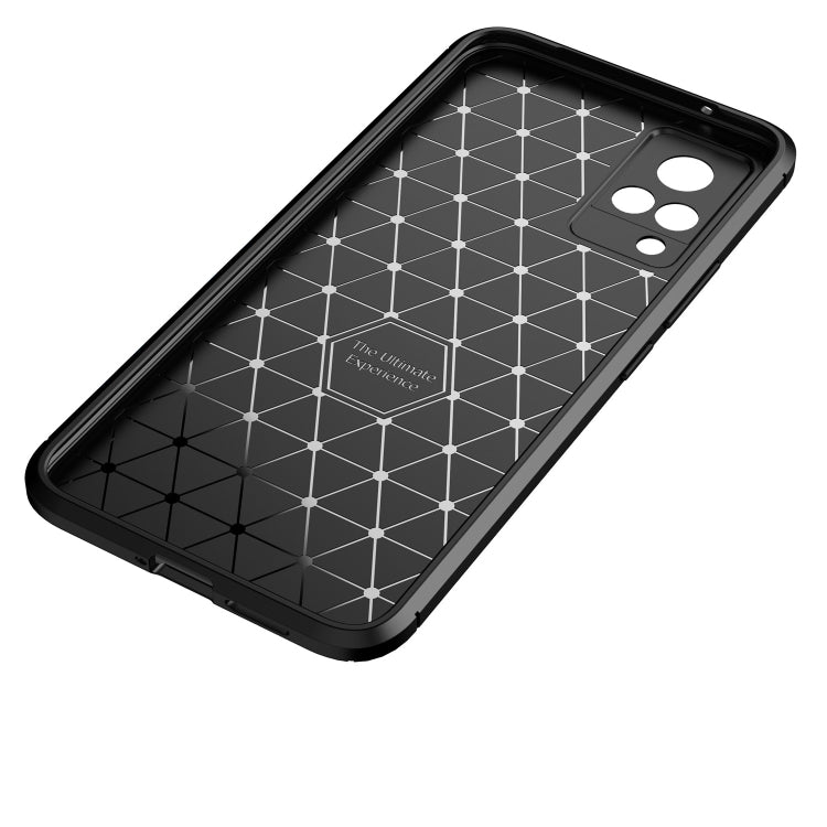 For vivo S9e Carbon Fiber Texture Shockproof TPU Case