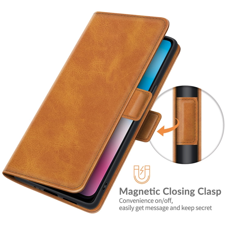 For Alcatel 1S 2021/3L 2021 Dual-side Magnetic Buckle Horizontal Flip Leather Case with Holder & Card Slots & Wallet