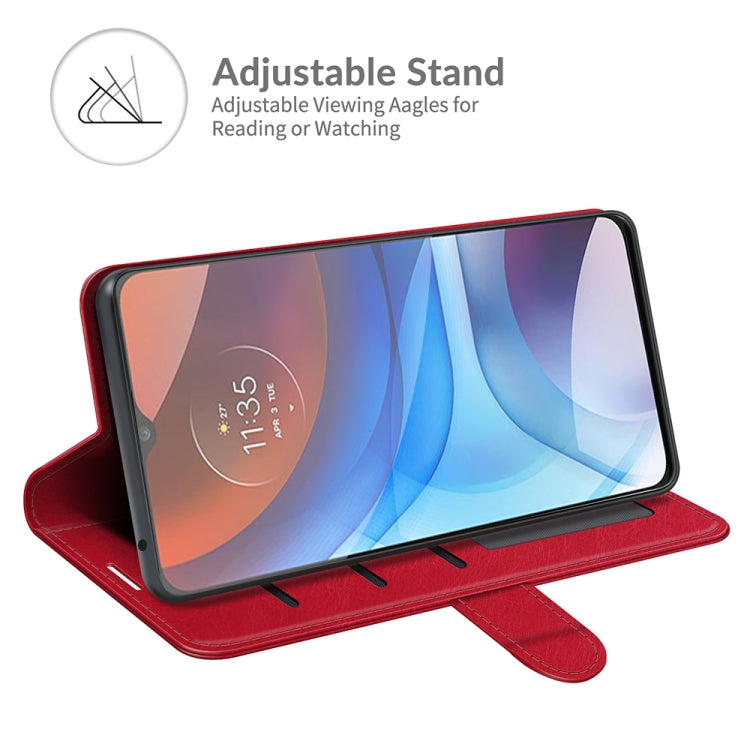 For Motorola Moto E7 Power R64 Texture Single Horizontal Flip Protective Case with Holder & Card Slots & Wallet& Photo Frame