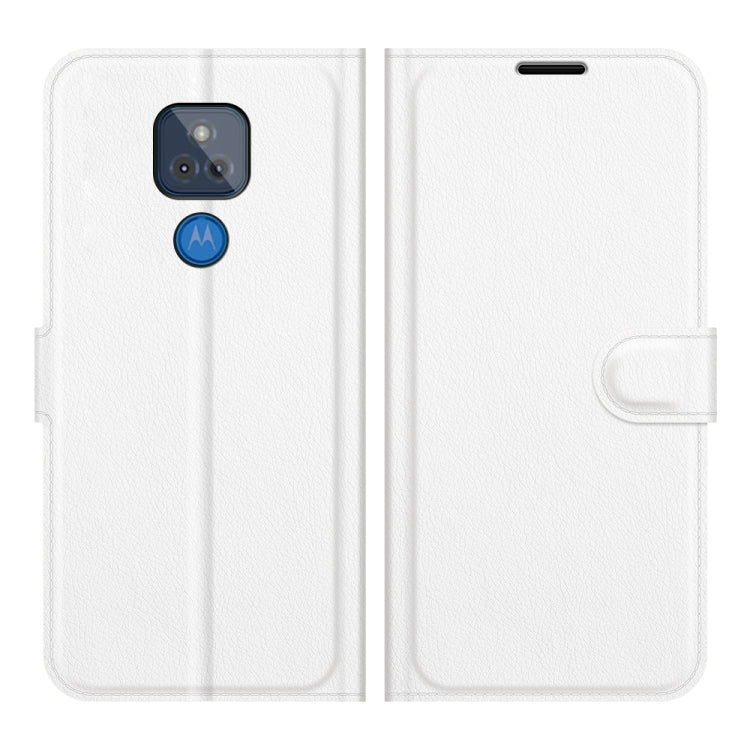 For Motorola Moto G Play(2021) Litchi Texture Horizontal Flip Protective Case with Holder & Card Slots & Wallet