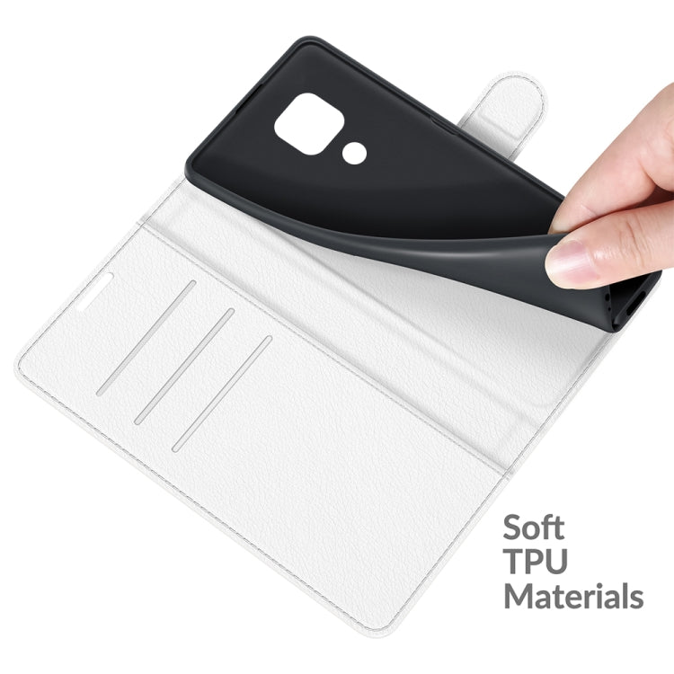 For Motorola Moto G Play(2021) Litchi Texture Horizontal Flip Protective Case with Holder & Card Slots & Wallet