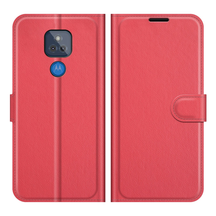 For Motorola Moto G Play(2021) Litchi Texture Horizontal Flip Protective Case with Holder & Card Slots & Wallet