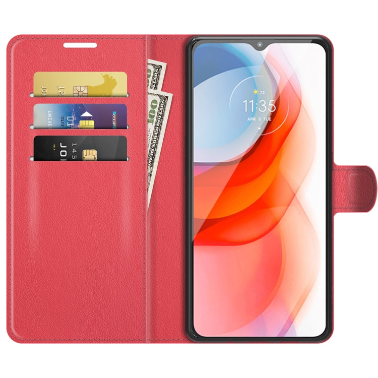 For Motorola Moto G Play(2021) Litchi Texture Horizontal Flip Protective Case with Holder & Card Slots & Wallet