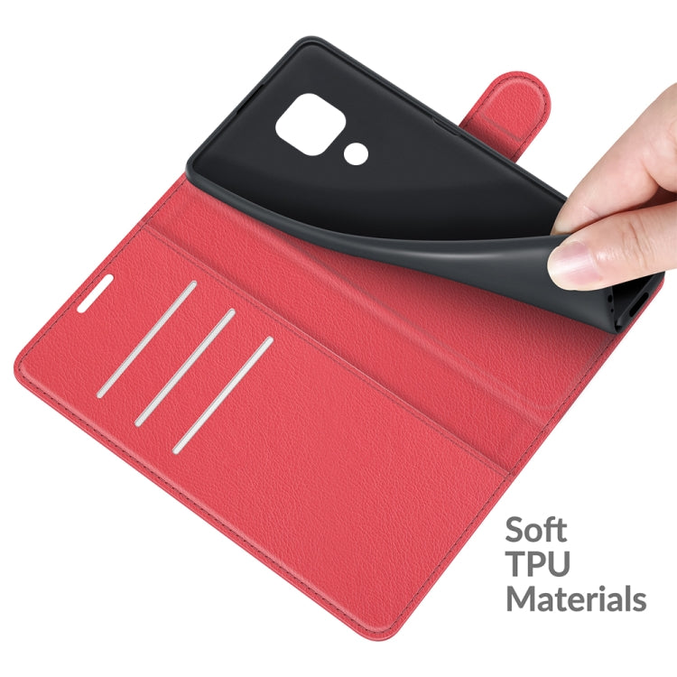 For Motorola Moto G Play(2021) Litchi Texture Horizontal Flip Protective Case with Holder & Card Slots & Wallet