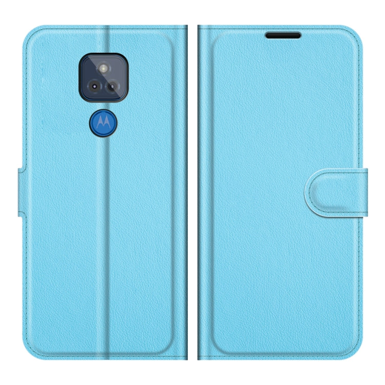 For Motorola Moto G Play(2021) Litchi Texture Horizontal Flip Protective Case with Holder & Card Slots & Wallet