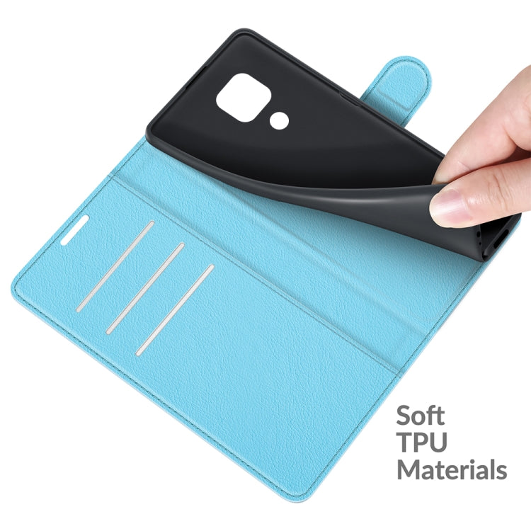For Motorola Moto G Play(2021) Litchi Texture Horizontal Flip Protective Case with Holder & Card Slots & Wallet