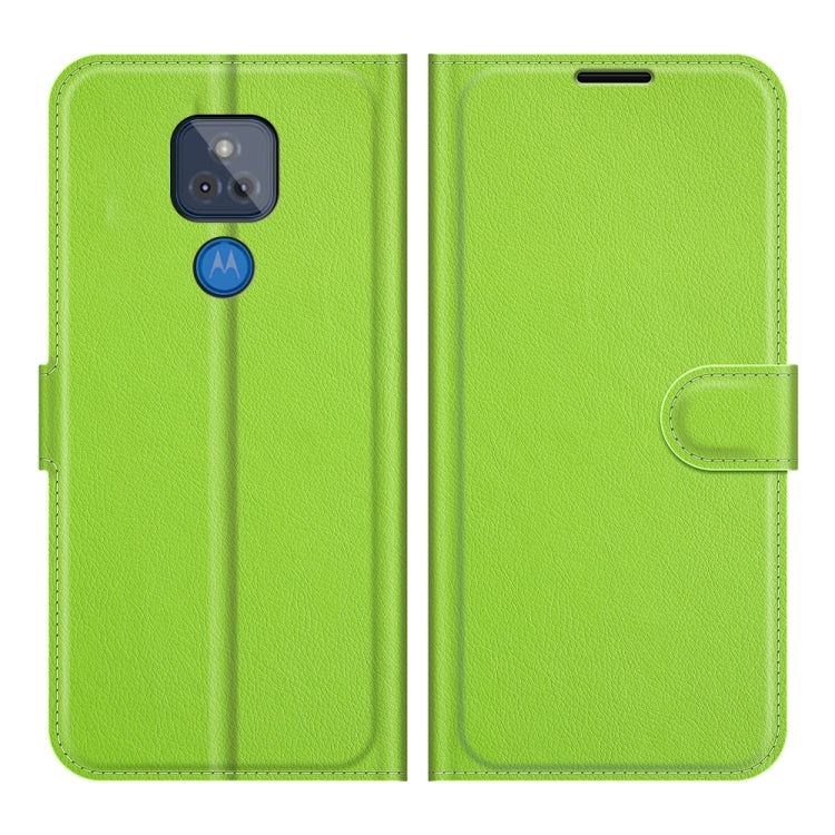 For Motorola Moto G Play(2021) Litchi Texture Horizontal Flip Protective Case with Holder & Card Slots & Wallet