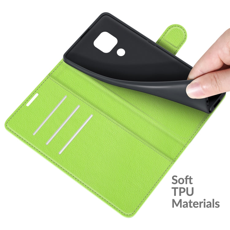 For Motorola Moto G Play(2021) Litchi Texture Horizontal Flip Protective Case with Holder & Card Slots & Wallet