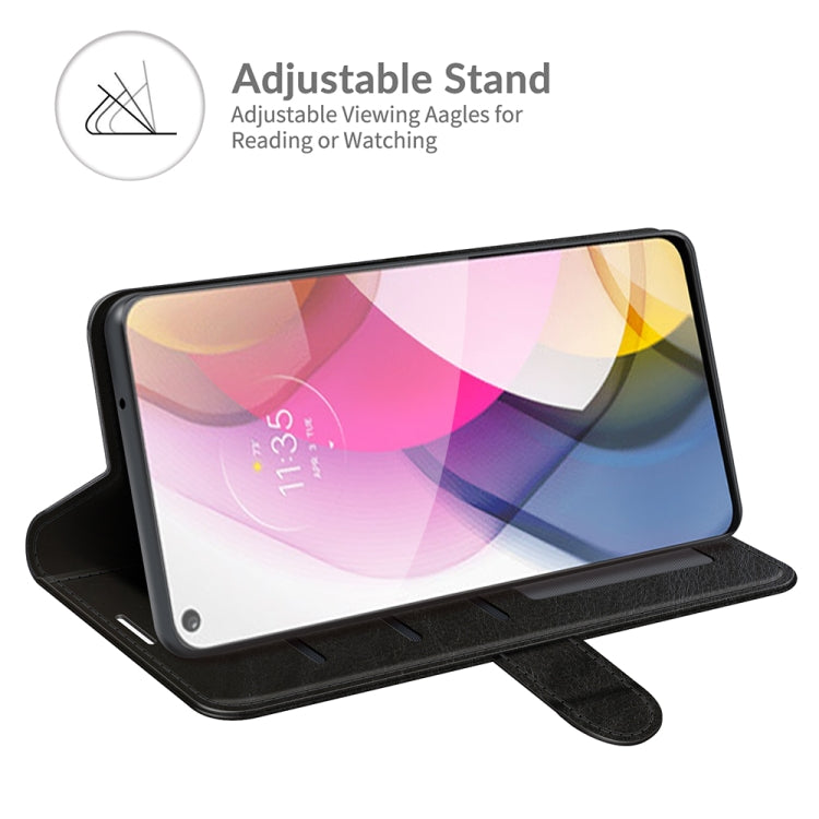 For Motorola Moto G Play (2021) R64 Texture Single Horizontal Flip Protective Case with Holder & Card Slots & Wallet& Photo Frame