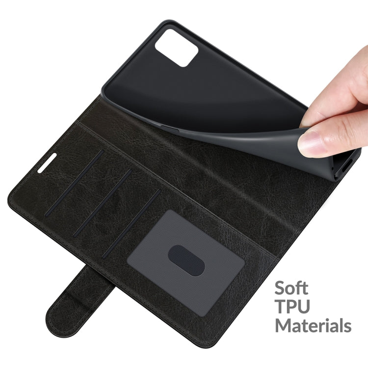 For Motorola Moto G Play (2021) R64 Texture Single Horizontal Flip Protective Case with Holder & Card Slots & Wallet& Photo Frame