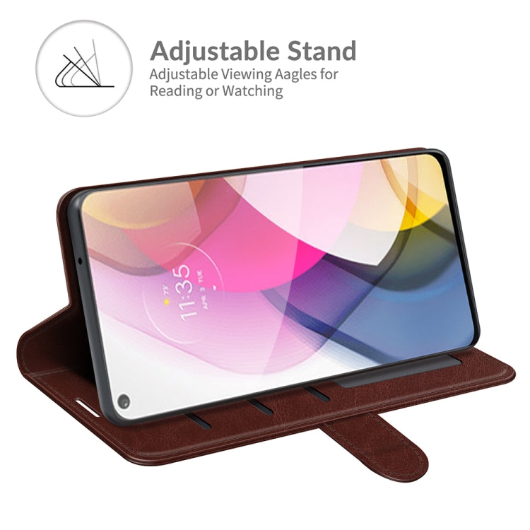 For Motorola Moto G Play (2021) R64 Texture Single Horizontal Flip Protective Case with Holder & Card Slots & Wallet& Photo Frame