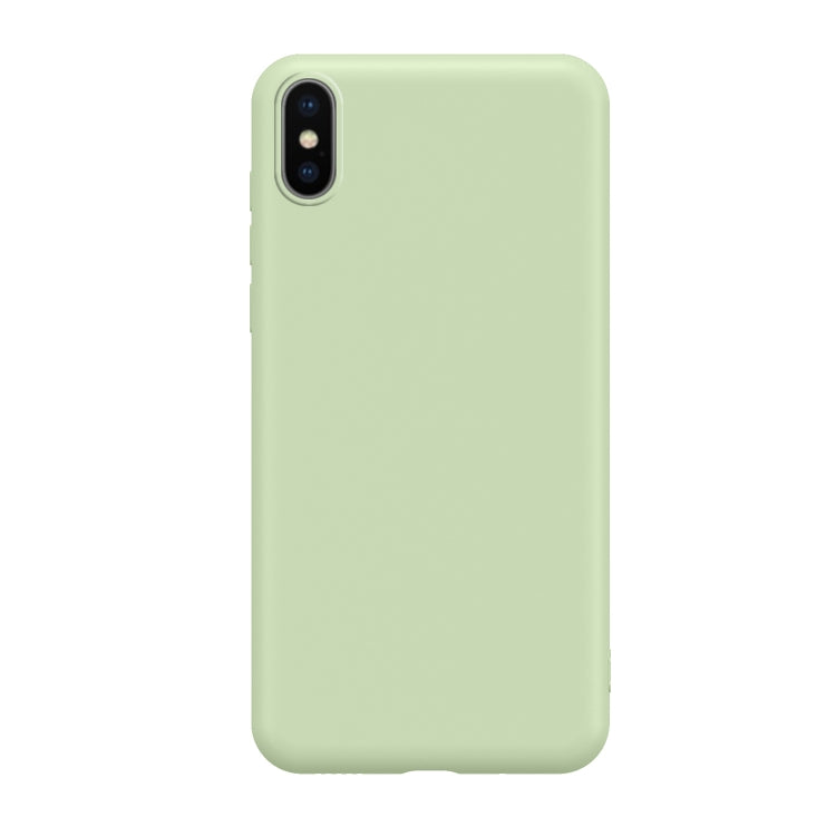 For iPhone XS Max Ultra-thin Liquid Silicone All-inclusive Phone Case