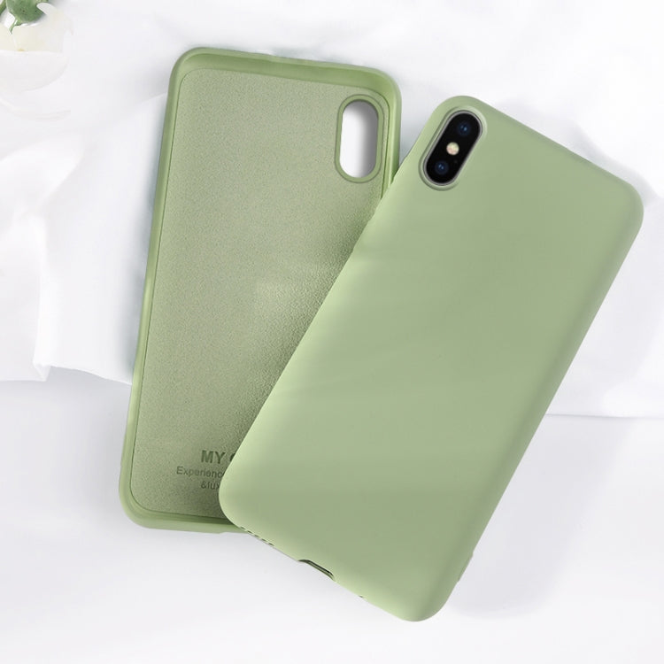 For iPhone XS Max Ultra-thin Liquid Silicone All-inclusive Phone Case