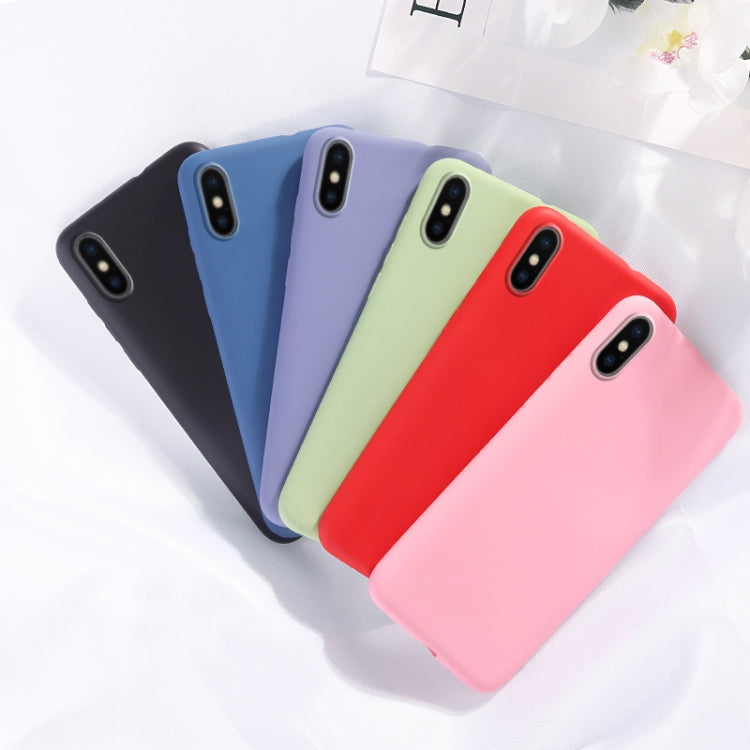 For iPhone XS Max Ultra-thin Liquid Silicone All-inclusive Phone Case